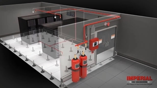 اعلام و اطفا حریق اتاق سرور (دیتاسنتر)