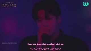 Somebody (Live) - Jungkook (English Persian Lyrics) | یکی (زنده) - جونگ‌کوک (زیرنویس انگلیسی و فارسی)