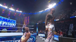 Grayson Waller and Austin Theory book tickets to WrestleMania SmackDown highlights March 29 2024