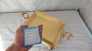 دیس استیل وارمردار رنگ طلایی / سوفله خوری مد استیل