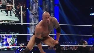 مسابقه کشتی کج بین The Rock vs CM Punk در Elimination Chamber 2013 سر کمربند WWE championship