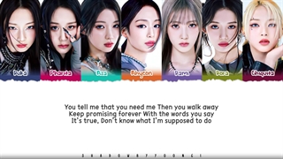 لیریک آهنگ Stuck in the Middle از گروه BabyMonster ورژن 7 نفره (با آهیون)