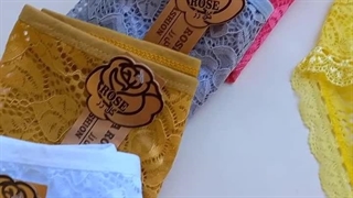 شورت زنانه تمام گیپور گل رز سایز 4XL