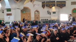 دومین مراسم شب قدر ویژه ناشنوایان و کم‌شنوایان عزیز در حرم مطهر رضوی