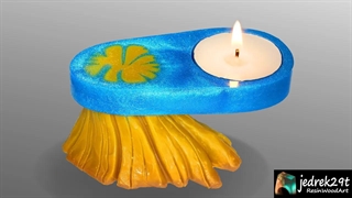 ساخت جا شمعی آسان