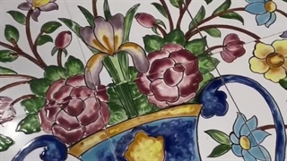 ساخت کاشی دست ساز مشهد | کاشی طرح دار | کاشی لعابی | کاشی سنتی آرچی لرن | 1403