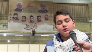 سخنان خانواده شهیدان راه قدس سردار زاهدی و سایر شهدا و نماز بر پیکر شهدا