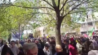 حضور پرشکوه مردم مشهد در راهپیمائی روز قدس