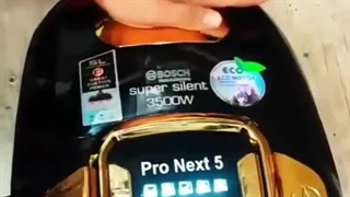 تست قدرت جاروبرقی بوش ۳۵۰۰ وات پرونکست ۵ سوپرسایلنت