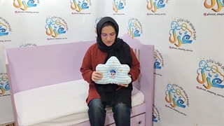 دوخت بالش فرم دهی سر کودک با پارچه دلخواه -غزل کالا