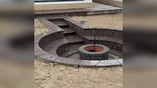 اجرای سنگ مالون سنگ لاشه سنگ و رقه ای آقای رشیدی در البرز کرج