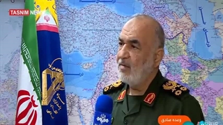 سخنان سردار سلامی فرمانده کل سپاه پس از عملیات موشکی و پهپادی سپاه