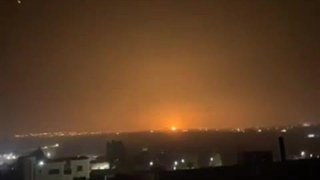 سقوط آزاد موشک هایپرسونیک ایرانی بر فراز اسرئیل