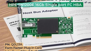 کارت HPE SN1200E 16Gb 1 Port Fibre Channel با پارت نامبر Q0L13A