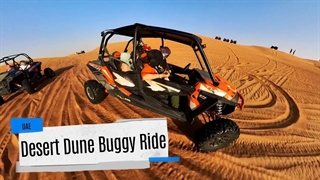 باگی سواری هیجان انگیز در تپه های بیابانی