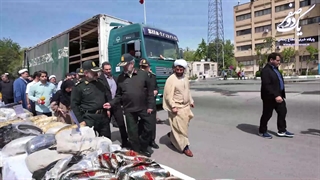 کشف 3 تن موادمخدر در پایتخت توسط پلیس مبارزه با مواد مخدر تهران بزرگ تریلی حامل 1 تن شیشه جاساز