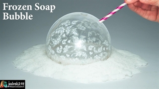 ساختن حباب صابون منجمد