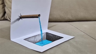 طراحی سه بعدی آسان روی کاغذ برای مبتدیان - نحوه ترسیم سه بعدی