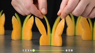 خلق آثار هنری با میوه!