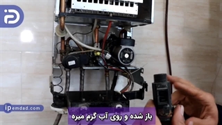 علت گرم نشدن آب پکیج