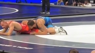 بخش هایی از مبارزه دیوید تیلور و آرون بروکس