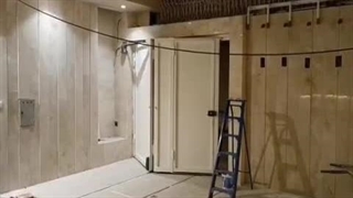 درب پارکینگ اتوماتیک ،درب اتوماتیک لولایی با سیستم محک