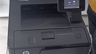 تست چاپ پرینتر HP LaserJet Pro 400 M401dn