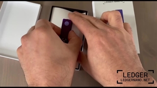 ویدیو آنباکس لجر نانو ایکس 2024 رنگ بنفش آمیتیست