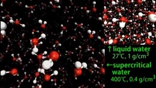 ساختار مولکولی آب فوق بحرانی