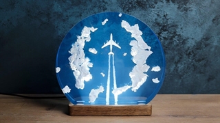 ساخت لامپ دکوری با طرح هواپیما