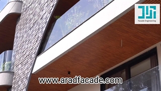 اجرای نمای لوکس متفاوت ساختمان -شرکت نمای آراد