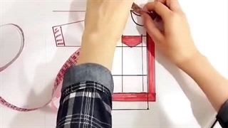 آموزش الگو،بزشودوخت کت کراپ