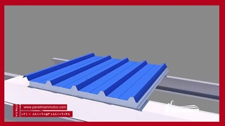 آموزش نصب ساندویچ پانل سقفی