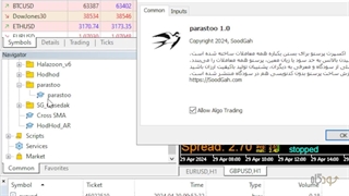پرستو | اکسپرت بستن همه معاملات در متاتریدر (با شرط Gain و Drawdown)