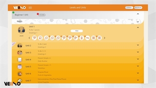 امکانات صفحهٔ Levels & Units
