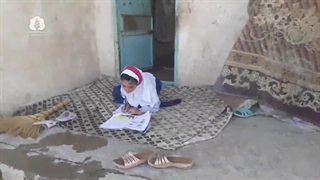 انشای دختر دانش آموز زهرا مخدومی روستای اراز محمد آخوند پیرامون گروه جهادی ساخت مسکن