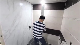 نصب ماربل شیت حمام و دستشویی /آموزش کامل