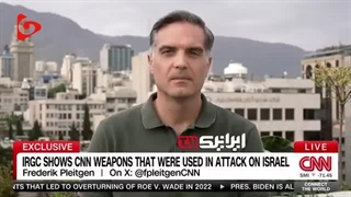 14030213: حمله کوبنده ایران به اسرائیل خبرنگار CNN را به نمایشگاه دستاوردهای نیروی هوافضای سپاه کشاند
