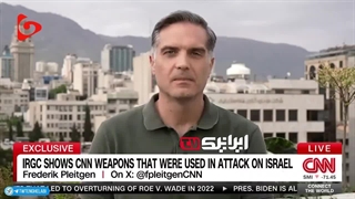 گزارشگر CNN آمریکا اومده تهران از نمایشگاه هوافضا گزارش میده!