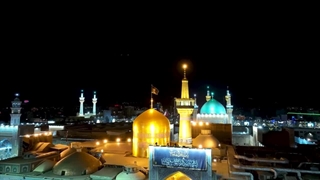 مراسم عزاداری در حرم مطهر رضوی - لبیک یا حیدر - حاج محمود کریمی