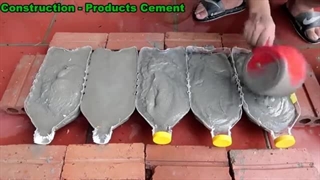 How To Make Cement Pots Easily From Plastic Bottles At Home For You
