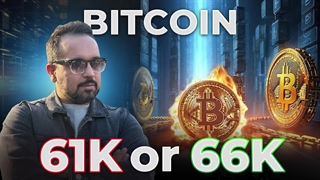 تحلیل بیت کوین: صعود به ۶۶ هزار دلار یا سقوط به ۶١ هزار دلار؟