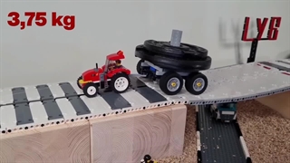 چالش آزمایش ظرفیت باربری پل های LEGO® Technic