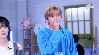 کاور آیو و تهیونگ بی تی اس با اهنگ Ending Scene (آیو) در برنامه پلت آیو