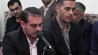 تلاوت قرآن توسط استاد مسعود موحدی راد در دیدار قاریان اعزامی به حج تمتع 1403 با رهبر معظم انقلاب
