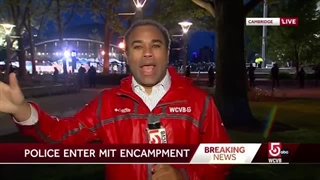 پلیس ، اردوگاه دانشجویان طرفدار فلسطینی را در MIT محاصره کرده است !!