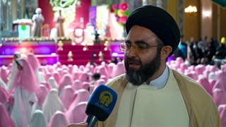 جشن تکلیف دختران جهان اسلام به مناسبت ایام دهه کرامت در حرم مطهر رضوی