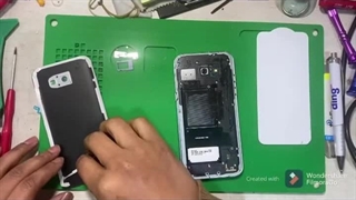 آموزش تعویض باتری سامسونگ samsung a5 2017 - ابزارک موبایل