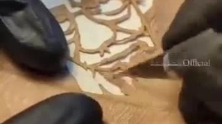 کار زیبای هنرمند اندونزیایی  در حمایت از رهبر انقلاب