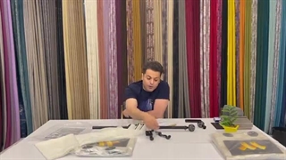 آموزش نحوه نصب پرده پانچی